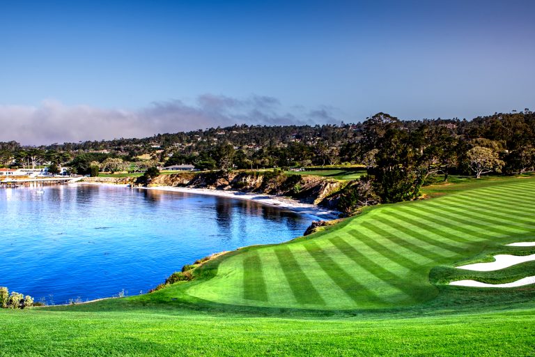 Pebble Beach golf course, Monterey, California, usa